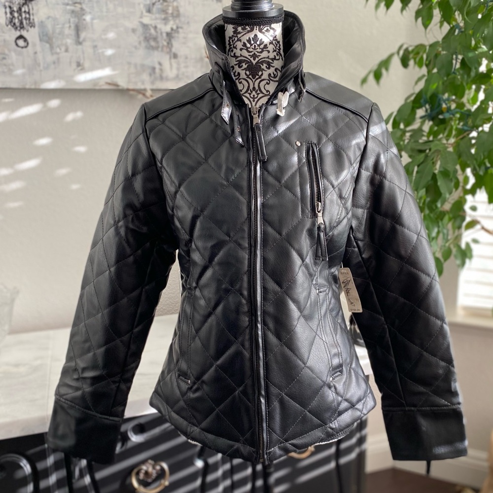 Ana Faux Leather Jacket